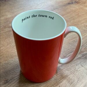 Kate Spade x Lenox Say the Word mug Paint the town red